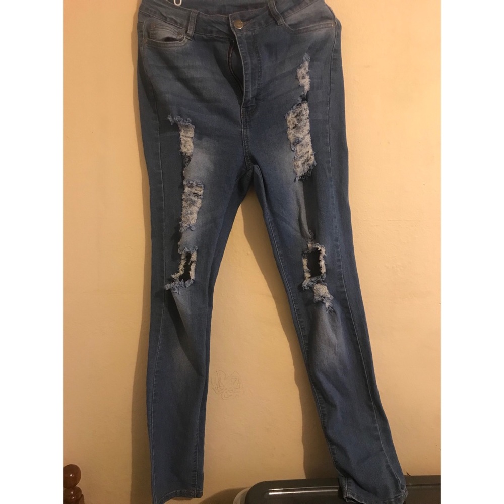 Distressed Jeans